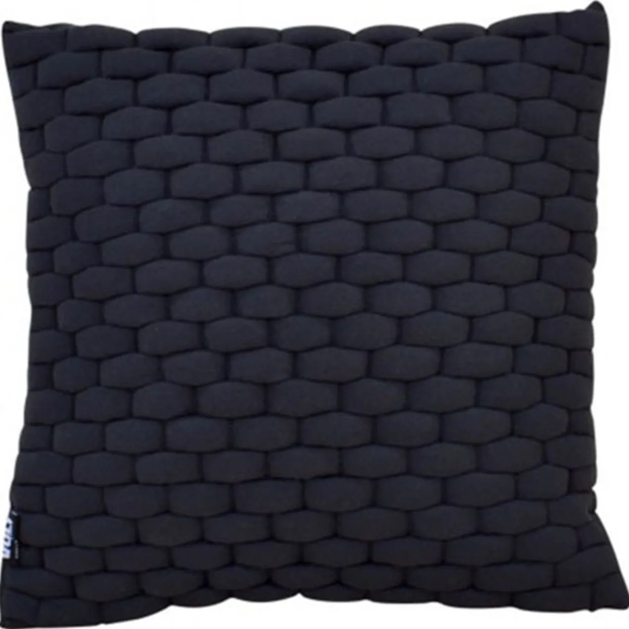 CUSHION 3D WEAVE 45x45CM Kussen 3D weave zwart