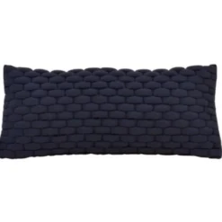 CUSHION 3D WEAVE 30x70 Kussen 3D weave zwart