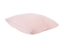 Cushion Zigzag knitted cotton soft pink