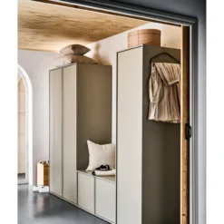 Daily closet double 50x100 cm grenen dakargrau [fsc]