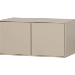 Daily closet double 50x100 cm grenen dakargrau [fsc]