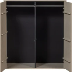 Daily closet double 110x100 cm grenen dakargrau [fsc]