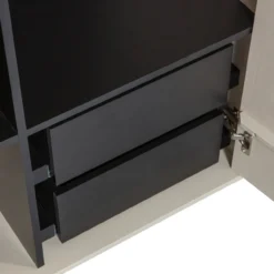 Daily closet double 200x100 cm grenen dakargrau [fsc]