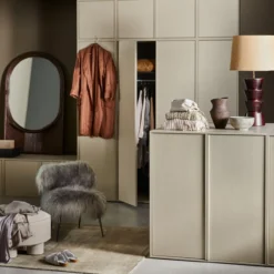 Daily closet single 50x50 cm grenen dakargrau [fsc]