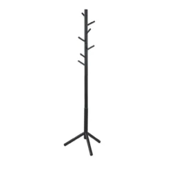 Dean houten staande kapstok - 176 cm hoog Zwart