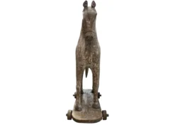 Decoratie houten paard groot