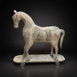 Decoratie houten paard groot