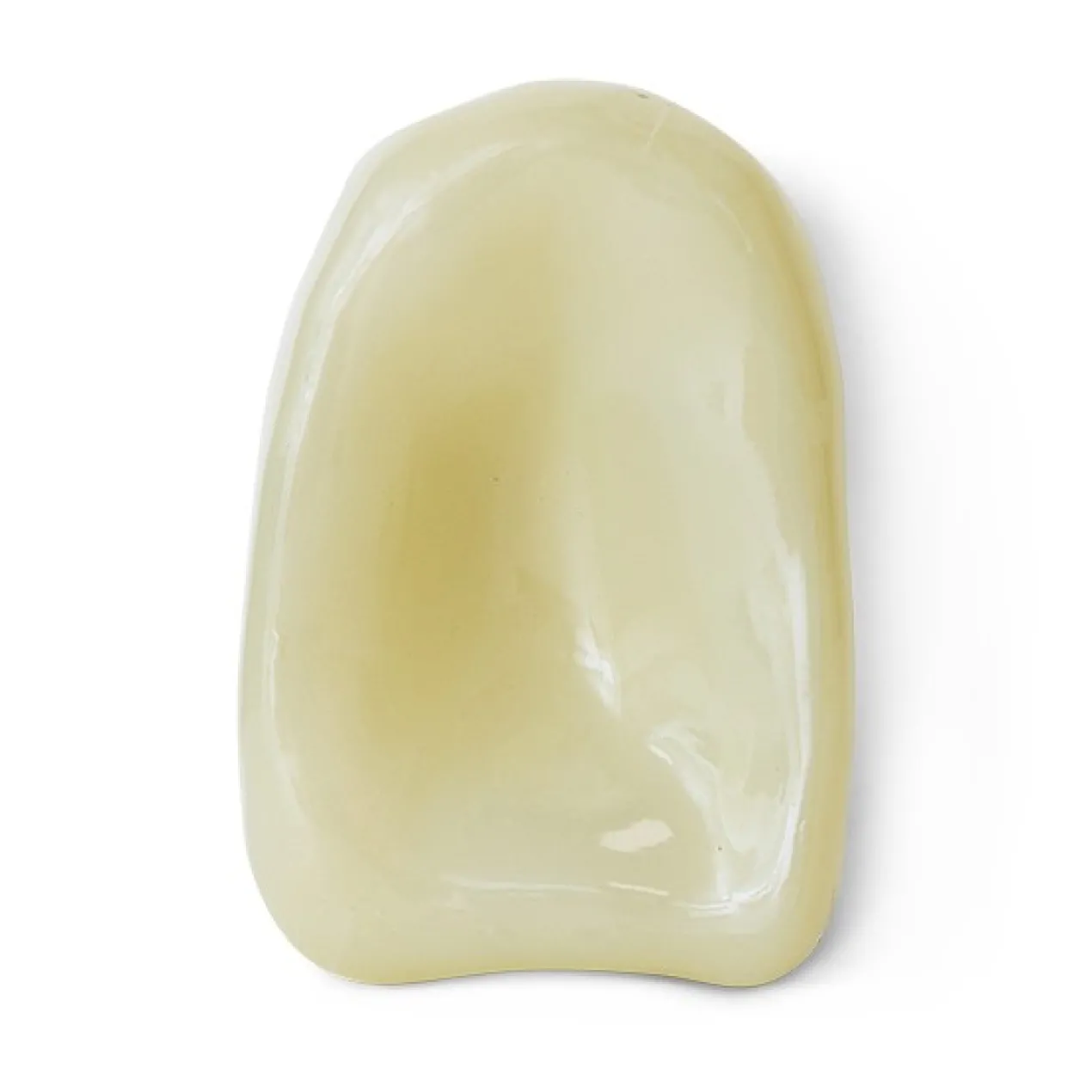 Decoratieobject glass sculpture Cream