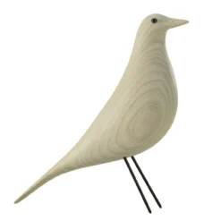Decoratie object House Bird cotton white
