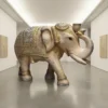 Decoratieve olifant van fiber uniek India