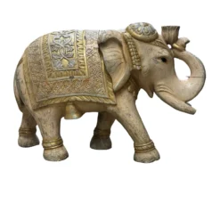 Decoratieve olifant van fiber uniek India