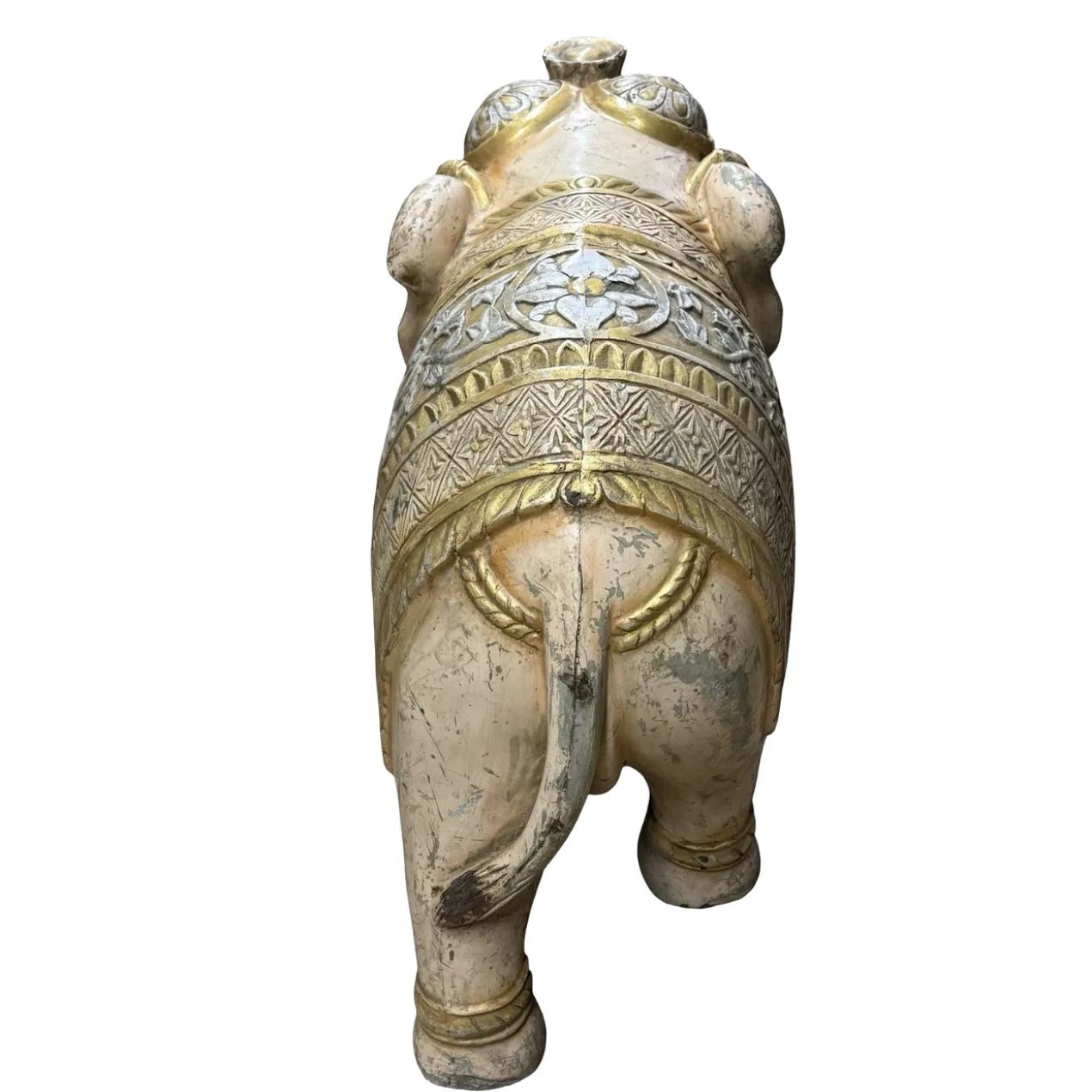 Decoratieve olifant van fiber uniek India
