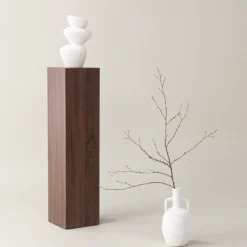Decoratieve zuil Rana bruin