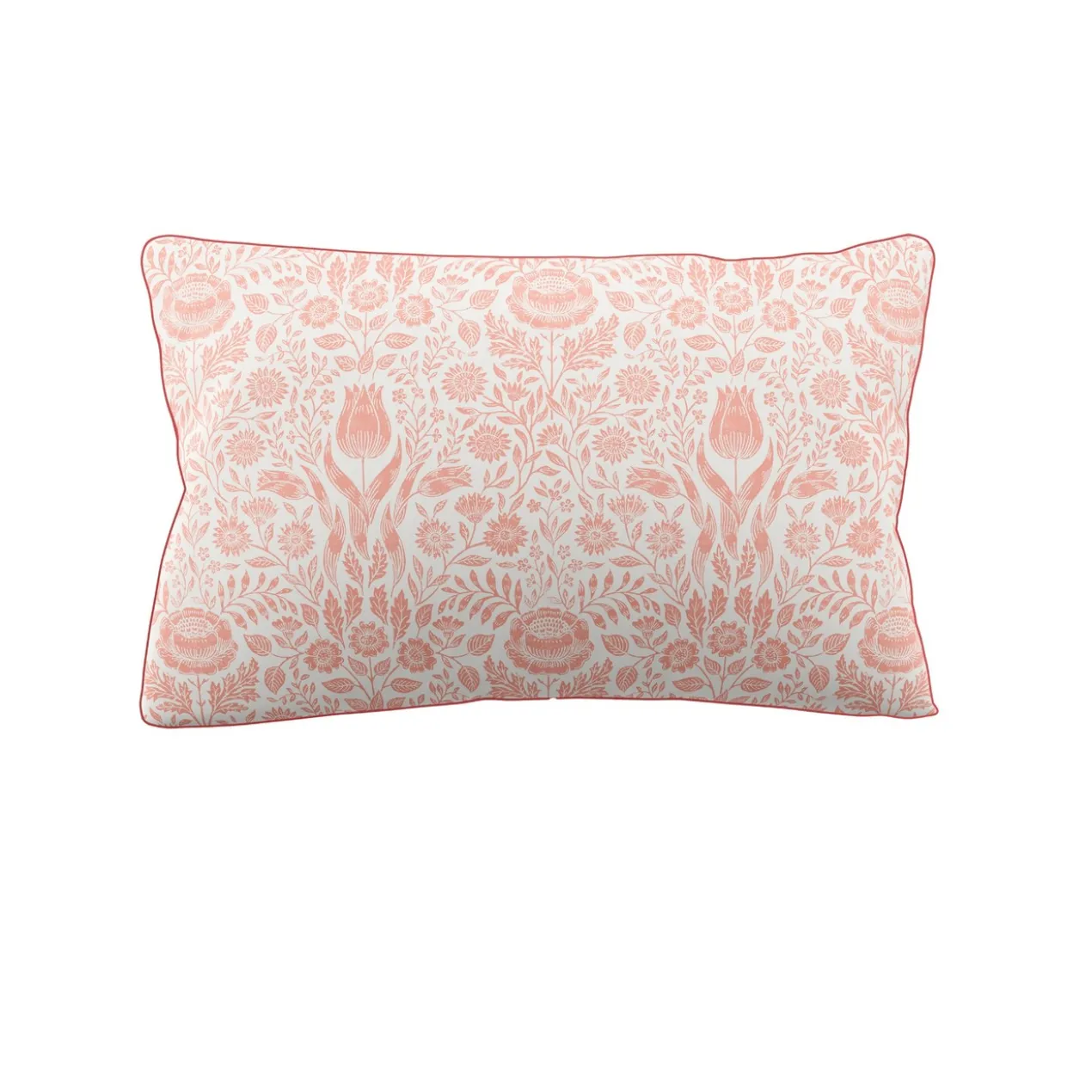 Dekbedovertrek Ashstead damask natural coral 200x200 cm