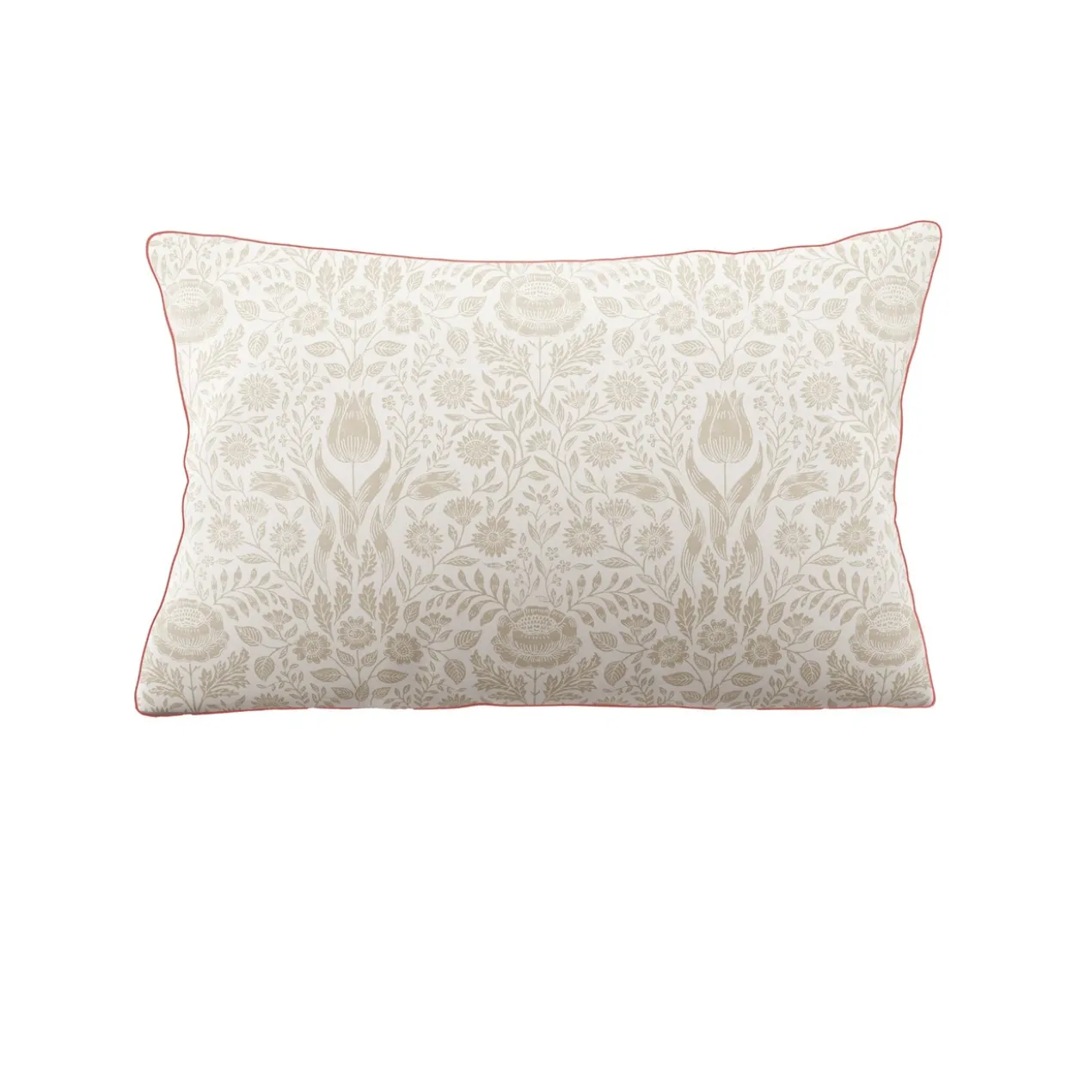 Dekbedovertrek Ashstead damask natural coral 200x200 cm