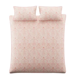 Dekbedovertrek Ashstead damask natural coral 220x230 cm