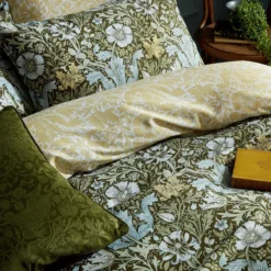 Dekbedovertrek Compton olive green 220x230 cm