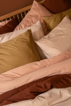 Dekbedovertrek Cotton Satin 200x220 cm misty rose