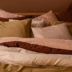 Dekbedovertrek Cotton Satin 200x220 cm almond
