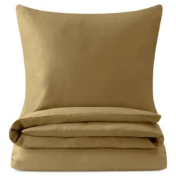 Dekbedovertrek Cotton Satin 240x220 cm khaki