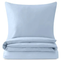 Dekbedovertrek Cotton Satin 240x220 cm ice blue