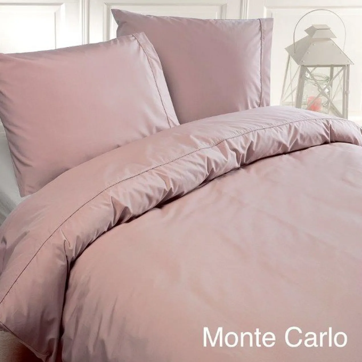 Dekbedovertrek Monte Carlo roze eenpersoons