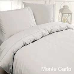 Dekbedovertrek Monte Carlo wit tweepersoons