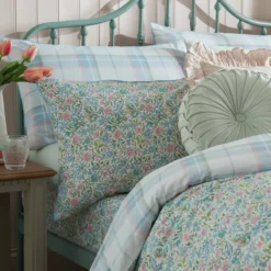 Dekbedovertrek Sherston Powder Blue 200x200 cm