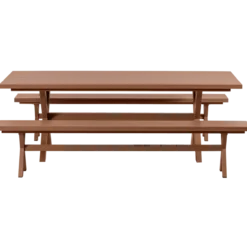 Delta picknick tuintafel aluminium terra 220x100 cm