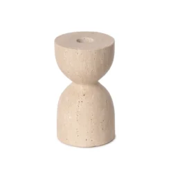 Design kaarshouder Travertine