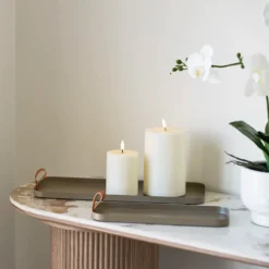 Dienblad Celie bruin - set van 2