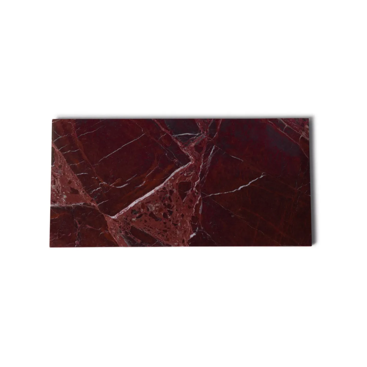 Dienblad Marmer L rood 40x20cm