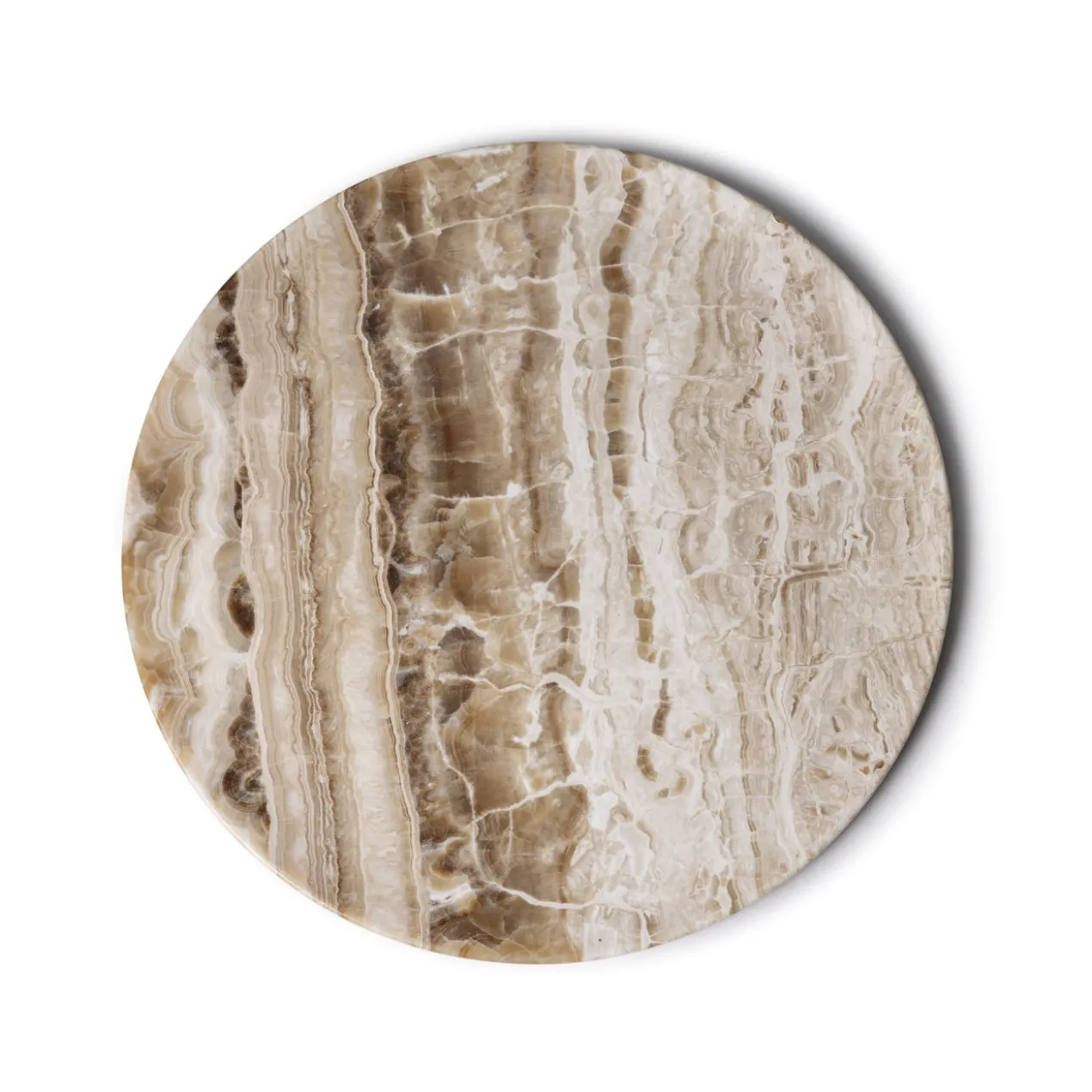 Dienblad Marmer Sandal Onyx Ø40cm