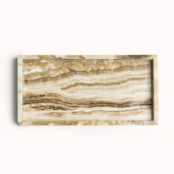Dienblad Marmer Sandal Onyx 30x15cm