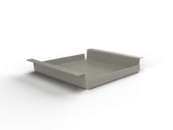 Dienblad Small - Fliptray - 34 x 28 x 5 cm Dienblad Small Grijs - Flip Tray
