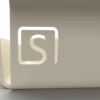 Dienblad Small Parelwit