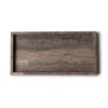 Dienblad Titanium travertine 30x15cm