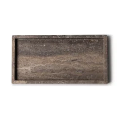 Dienblad Titanium travertine 30x15cm