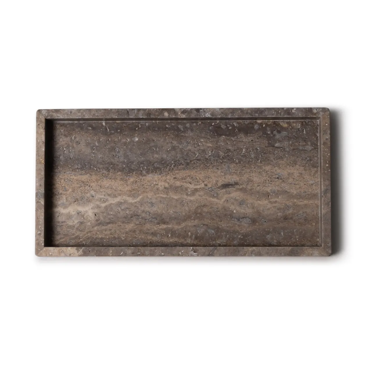 Dienblad Titanium travertine 30x15cm