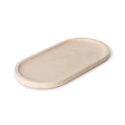 Dienblad Travertine ovaal 30x15cm