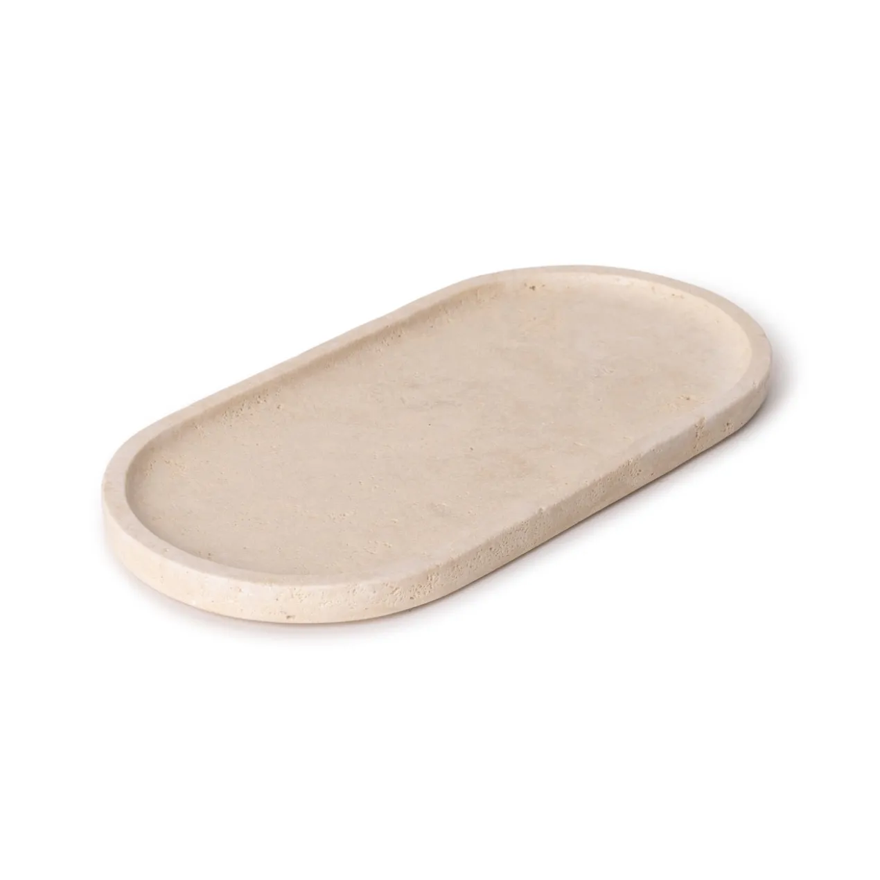 Dienblad Travertine ovaal 30x15cm