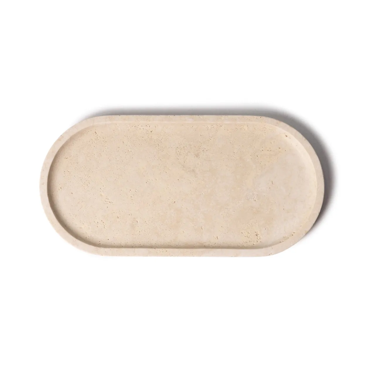 Dienblad Travertine ovaal 30x15cm