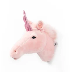 Dierenkop unicorn roze