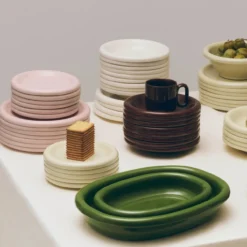 Dinerbord Barro Ø24 cm pink - set van 2