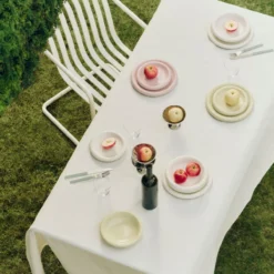 Dinerbord Barro Ø24 cm pink - set van 2
