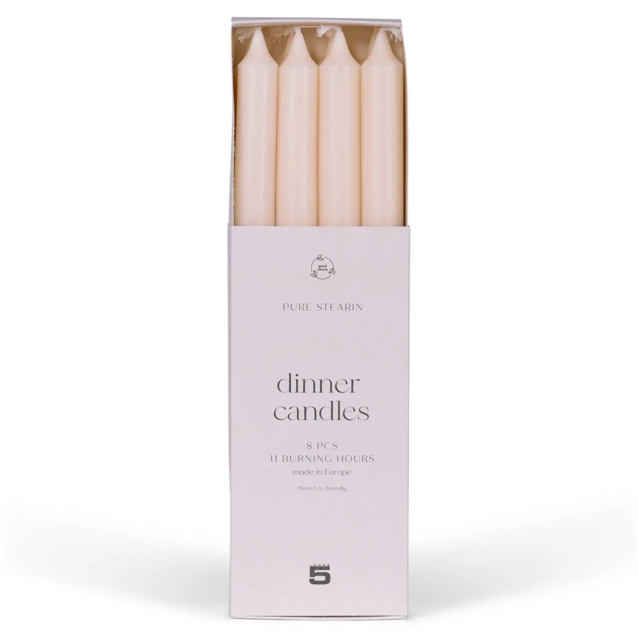 Dinerkaars 8 stuks antique white