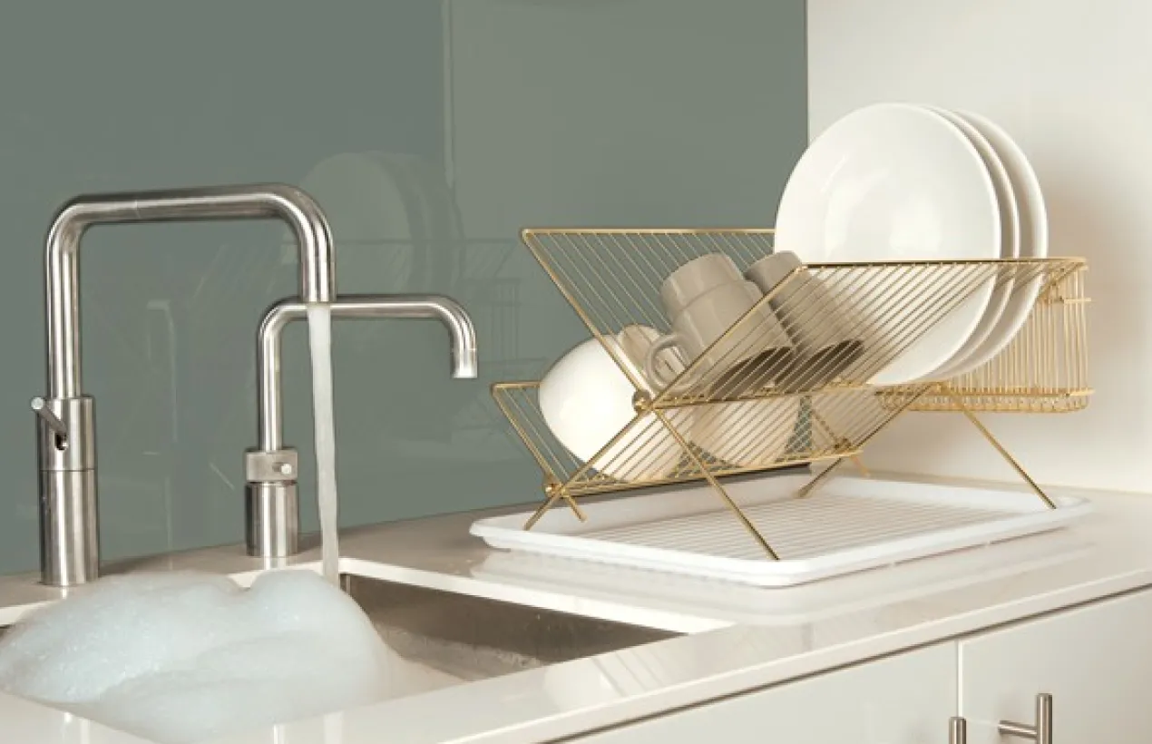 Dish rack Classic gold plated