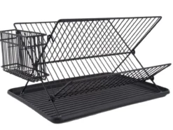 Dish rack Classic matt black iron