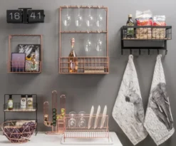 Dish rack copper