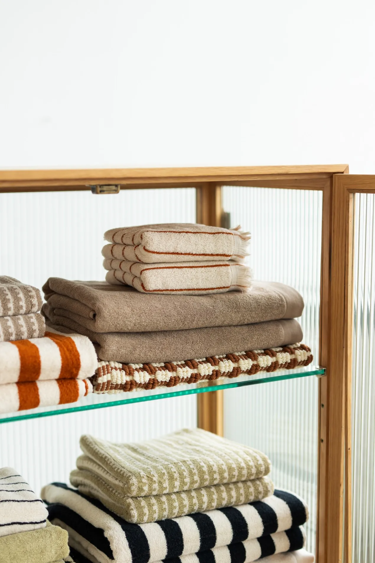 Douchelaken beige 70x140 cm